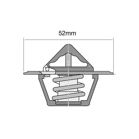 Tridon High Flow Thermostat 54mm - 88 Degrees C TT2001-190