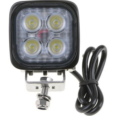 MAXITRAC Maxi Trac 4 LED Mini Work Light, Square, 12W, 1081 Lumens, 12/24 Volt MTWL4SQS5