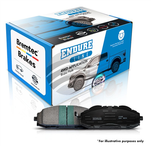 BREMTEC 4WD BRAKE PADS SET TOYOTA RAV4 2.4L 2006- BT1493E