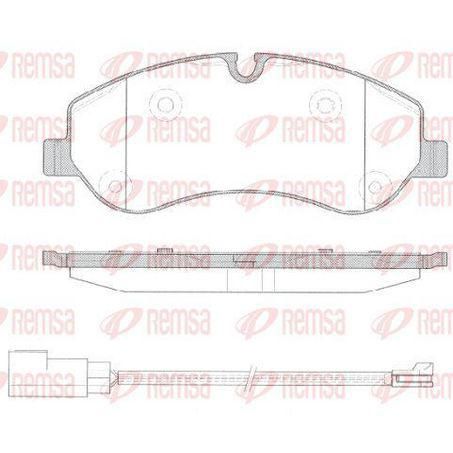 Remsa HPT Brake Pad Set (DB2328) - 1520 02