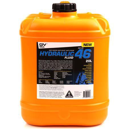 GV $10 TOOLS HYDRAULIC FLUID ISO 46 20L GVHYD46020