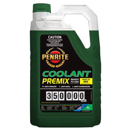 Penrite 350,000km Green Coolant Premix 5L