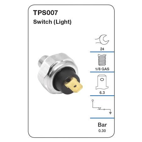 TRIDON OIL PRESSURE SWITCH (LIGHT)