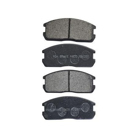 RDA BRAKES RDA GP Max General Purpose Low Metallic Brake Pad Set RDB357