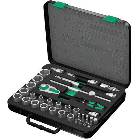 WERA 8100 SC 2 Zyklop Speed Ratchet Set 1/2 Drive Metric 37pc 05003645001