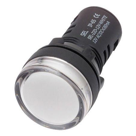 HELLA Pilot Light Led Clear 24V Screw On Terminals 271924V