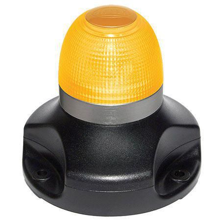 HELLA LED Strobe Amber 12 or 24V Permanent Mount 98091064