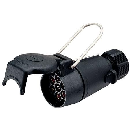 Narva Trailer Socket 7 Pin Round Large - Plastic