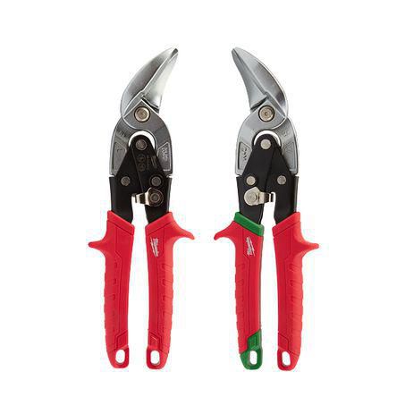 Milwaukee 2 Piece Offset Aviation Snip Set 48224523