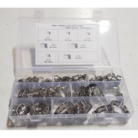 SAS AUTO PARTS MULTI PACK HOSE CLAMPS 6 - 38MM HP-HCMULTI