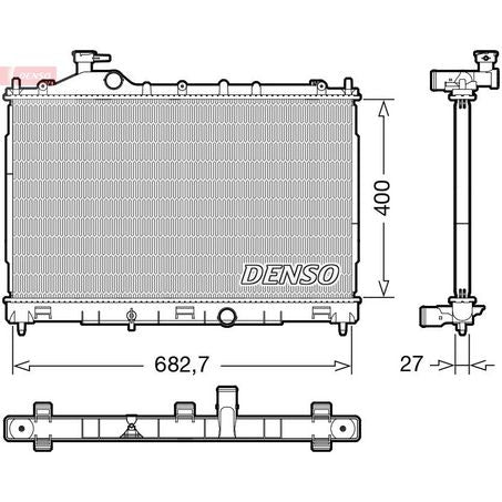 Denso Radiator OE Quality DRM45058