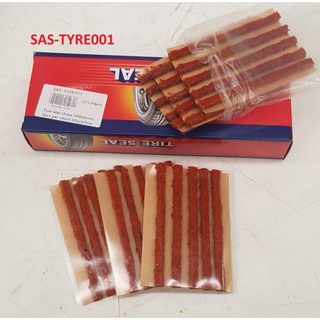 SAS AUTO PARTS TYRE SEAL STRIPS 100X6MM 5PCS PER TYRE001