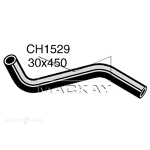 MACKAY Radiator Lower Hose - TOYOTA COROLLA AE71R - 1.6L I4 PETROL - Manual
