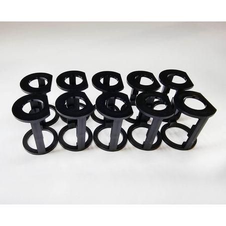 BURGAF Burgaclip Clipholder - Black #10 Kit 10pack 8769-10-BLK-K