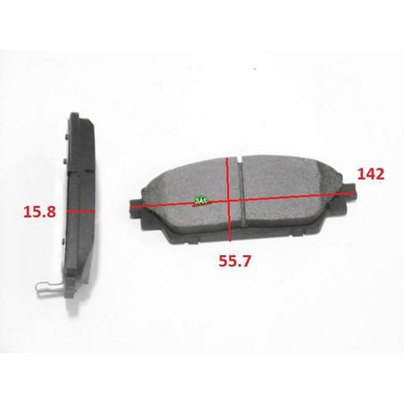 ROYALE CERAMIC ULTRA FRONT BRAKE PAD SET - BP2330