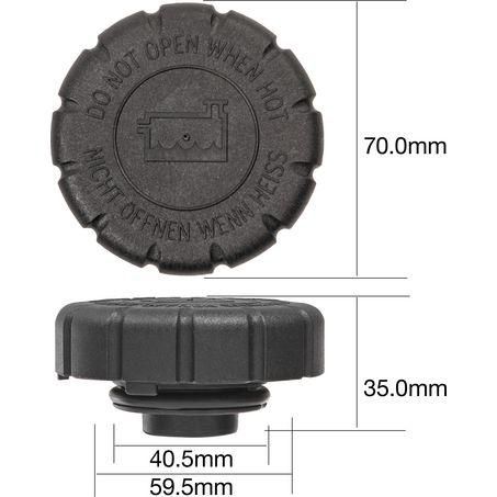 TRIDON RECOVERY RADIATOR CAP