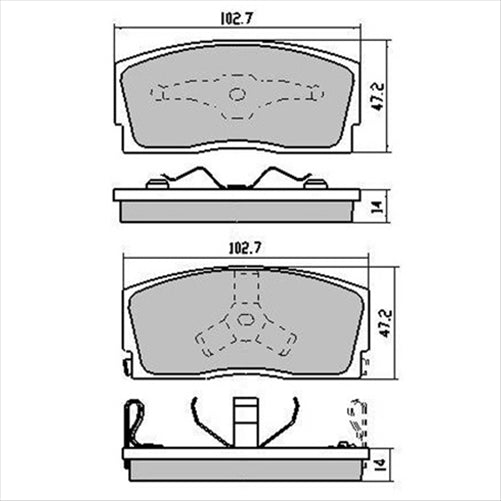 PROSELECT BRAKE PAD