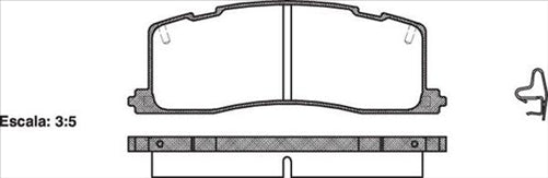 REAR BRAKE PADS - TOYOTA CAMRY MCV1 VCV1 CERAMIC 91-96 DB1213PS