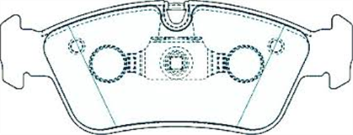FRONT DISC BRAKE PADS - BMW SERIES 3 E46 DB1414XP