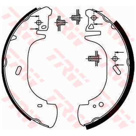 TRW Brake Shoe 280mm x 65mm