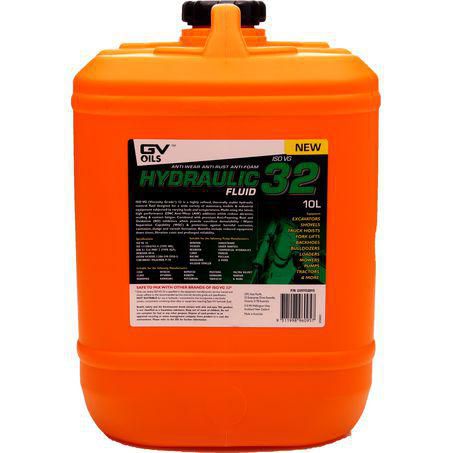 GV $10 TOOLS GV Oils Hydraulic Fluid ISO 32 10L GVHYD32010