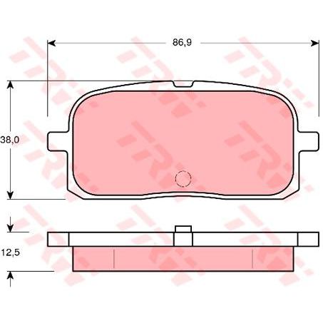 TRW Brake Pad Set
