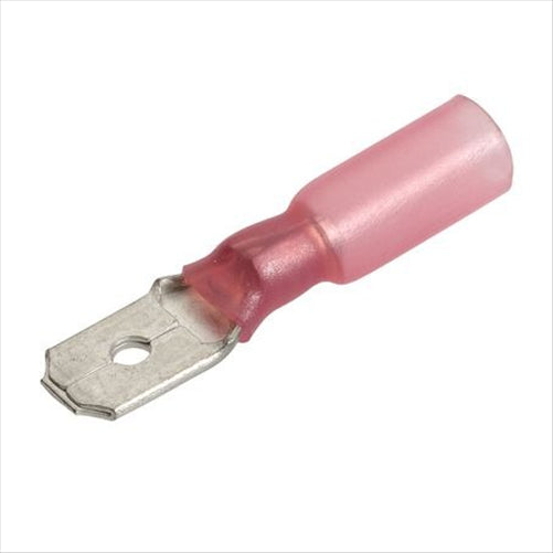 HEAT SHRINK MALE BLADE TERMINAL - RED 20PK 56320BL
