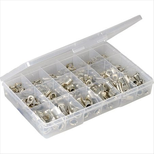 Narva STRAIGHT BARREL CABLE LUG ASSORTMENT 165 PIECES