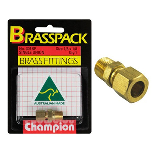 TINKR BRASSPK 1/8X1/8 SNGL UNION