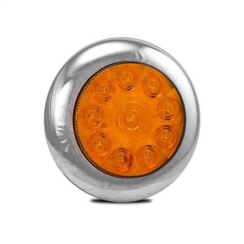 LED Autolamps 12/24V Indicator Amber Round 5543AM