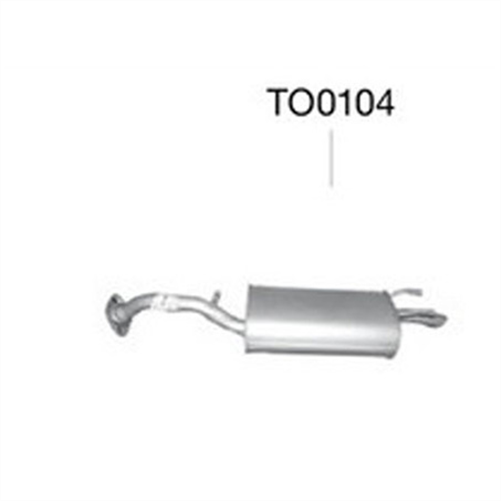 CHASE AUTO COMP MUFFLER-COROLLA AE82 ALL 84ON