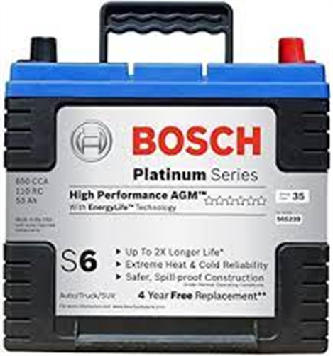 BOSCH S6 AGM STARTING BATTERY -800CCA