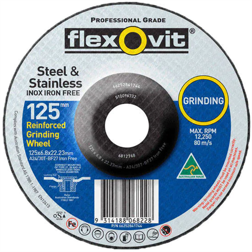 TINKR FLEXOVIT 102X6.0X16 A30S IRON FREE DC