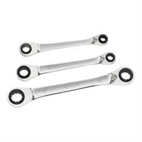 TINKR FLAT RING WRENCH SET 3PC METRIC LONG