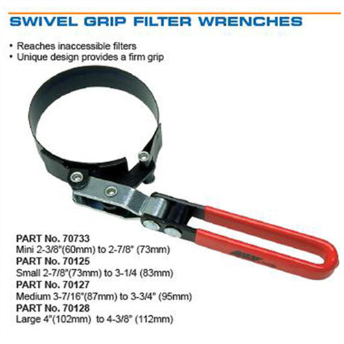 ABW TOOLS LRG SWIVEL GRIP OIL FILTER WRENCH
