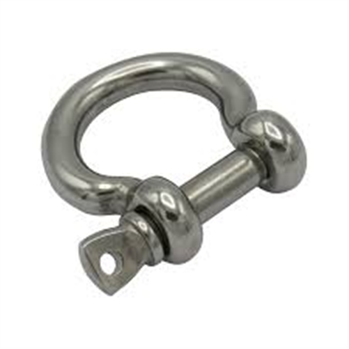 ARK BOW SHACKLE 6MM STAINLESS STEEL