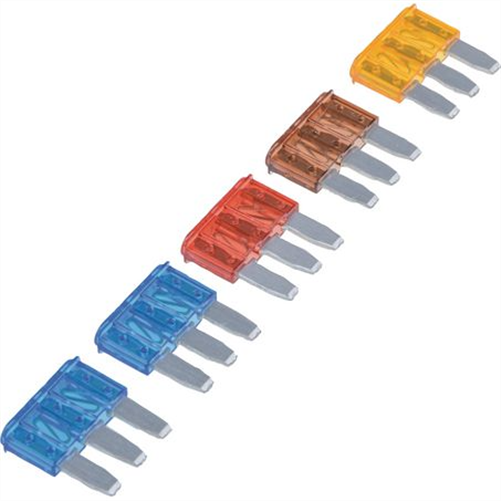 MICRO 3 BLADE FUSE ASSORTMENT 5 PCE 51200BL