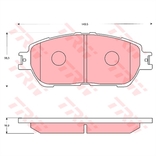 TRW Brake Pad Set