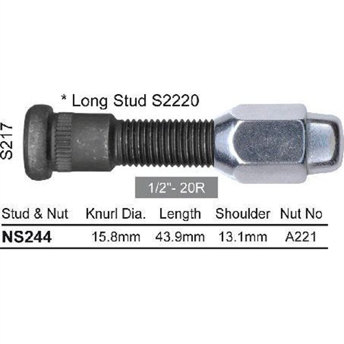NICE PRODUCTS WHEEL STUD AND NUT