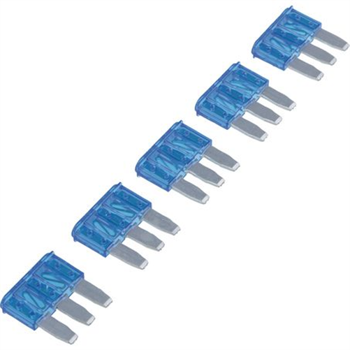 MICRO 3 BLADE FUSE 15A BLUE 5 PCE 51215BL