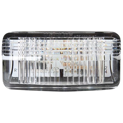 NUMBER PLATE LIGHT LED 9 TO 33V WITH 0.5M LEAD 91680