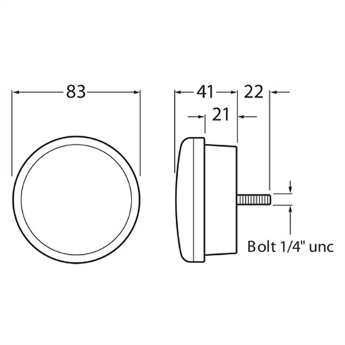 ALLEN HELLA 9/33V LED Reverse Light Single KEY SET STANDARD AF/MM 25PC 1490