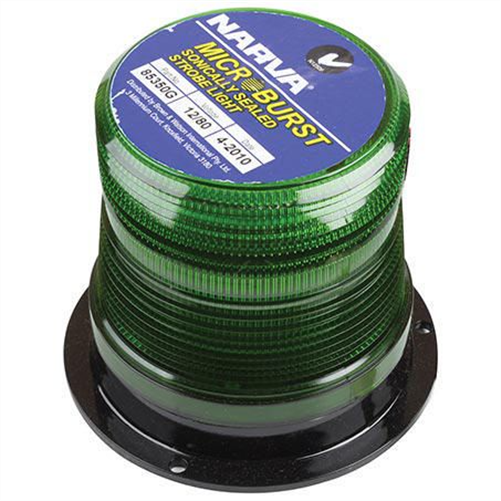 Narva Strobe Green 12 to 80V Permanent Mount
