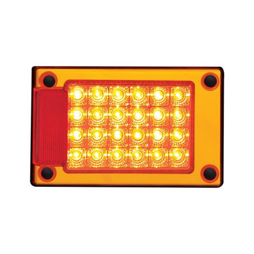 LED AUTO LAMPS Amber LED Indicator Lamp Insert For J3 Series Blister Pack
