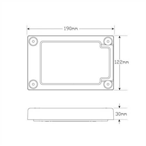LED AUTO LAMPS Amber LED Indicator Lamp Insert For J3 Series Blister Pack