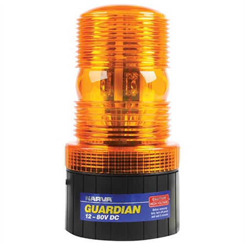 L.E.D Quad Flash Strobe Light (Amber) with Magnetic Base 85375A