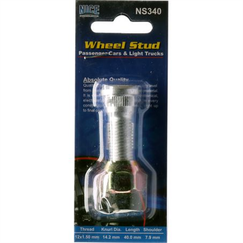 NICE PRODUCTS WHEEL STUD AND NUT USE NS330
