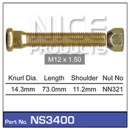NICE PRODUCTS WHEEL STUD AND NUT