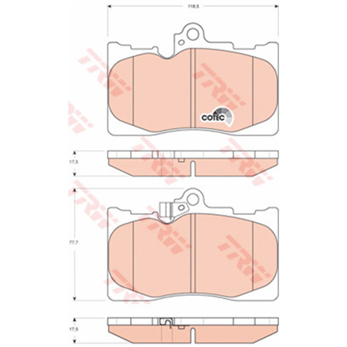 Brake Pad Set GDB3398