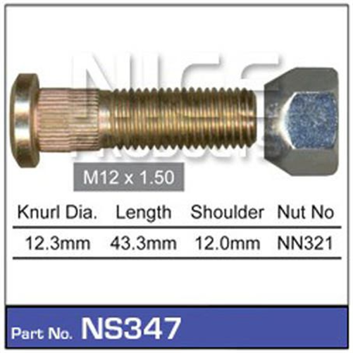 NICE PRODUCTS WHEEL STUD AND NUT